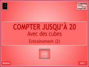 Compter jusqu'à 20 : Entrainement (2)