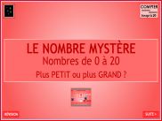 Compter jusqu'à 20 : le nombre mystère