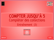 Compter jusqu'à 5 : Entrainement (3)