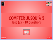 Compter jusqu'à 5 : Test (2)