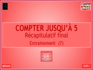 Compter jusqu'à 5 : Entrainement (7)