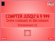 Compter jusqu'à 9 999 - Entrainement (3)