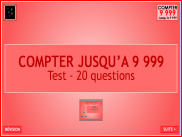 Compter jusqu'à 9 999 - Test