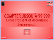 Compter jusqu'à 99 999 - Entrainement (3)