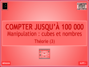 Compter jusqu'à 99 999 - Théorie : Manipulation