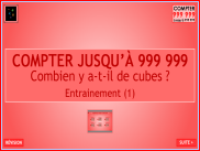 Compter jusqu'à 999 999 - Entrainement (1)