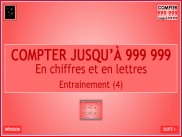 Compter jusqu'à 999 999 - Entrainement (4)