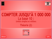 Compter jusqu'à 999 999 - Théorie : la base 10