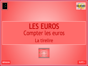 Compter les euros : la tirelire