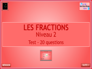 Les fractions - Questionnaire