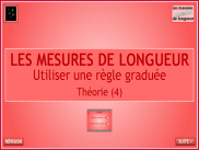 Les mesures de longueur - Utiliser une règle graduée (Théorie 4)