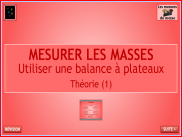 Mesurer les masses - Utiliser une balance - Théorie (01)