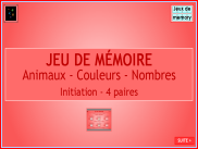 Jeu de memory - Initiation