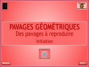 Repérage : les pavages - Initiation