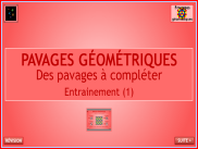 Repérage : Compléter des pavages (1)