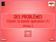 Résoudre des problèmes - Choisir la bonne opération (1)