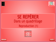 Repérage : reproduire avec un quadrillage (1)