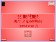 Repérage : reproduire avec un quadrillage (3)