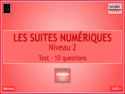 Suites numériques - Test