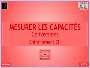 Mesurer les capacités - Entrainement (3)