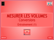 Mesurer les volumes - Entrainement (1)