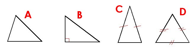 Les différents types de triangles