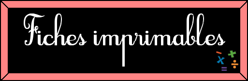 Titre : Fiches imprimables en maths