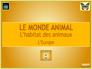 Le monde animal : les animaux en Europe