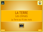 La Terre : les climats au fil de l'année