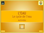 Le cycle de l'eau : puzzles