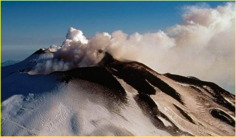 L'Etna en Italie, île de Sicile