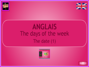 Anglais : les jours